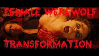 Female Werewolf Transformation - forest scene - trick or treat HD