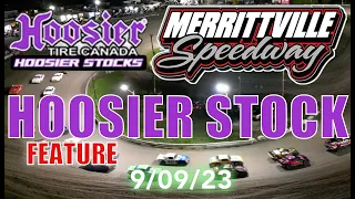 🏁 Merrittville Speedway 9/09/23 HOOSIER STOCK FEATURE RACE - 40 Laps  4K Aerial Footage Street Stock