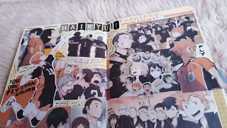 anime journal with me ft. haikyu!!