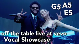 Ariana Grande ‘off the table’ live at VEVO - Vocal Showcase (G3-G5-A5)