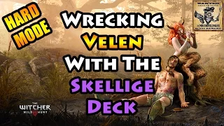 Witcher 3 - Skellige Gwent Deck vs. Velen - Let's Play - 4K Ultra HD