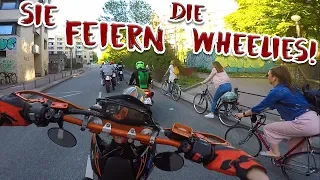 Krasse Reaktion auf Wheelies! | Hamburg Wheelie Kidz