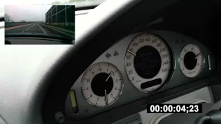 Mercedes-Benz W211 E270 CDI 177PS acceleration 0-100km