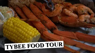 Tybee Food Tour ft Fannie's on the Beach, Spanky's Beachside, Sting Ray's, and Chamacos Tacos & Surf