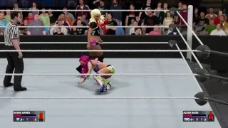 WWE 2K17 (PS4): Sasha Banks Vs. Alexa Bliss - RAW Women's Championship - SummerSlam 2017
