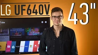 LG 43UF640V: 4K по цене монитора