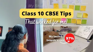 CBSE Class 10 Tips that helped me score 97% in Term 1 Boards | Class 10 Tips that worked for me