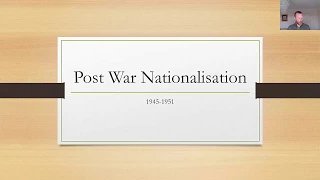 Post war nationalisation in Britain