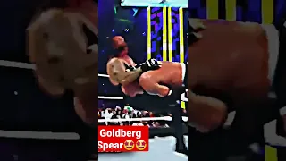 Goldberg Multiple Spear on Undertaker#shorts