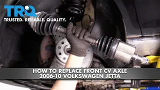 How to Replace Front CV Axle 2006-10 Volkswagen Jetta