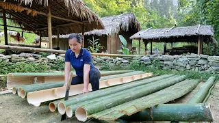 How To Build The Perfect Farm - Step by Step! Deck from Bamboo & Gardening Tips