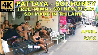 Pattaya Soi Buakhao - Soi Honey - Tree Town - Soi Made in Thailand - Soi New Plaza - April 2023 Thai