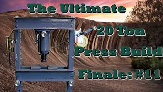 The Ultimate 20 Ton Shop Press Build, Episode:11 Splitting The Pressing Table + Air Lines