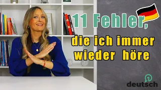 Vermeide diese 11 Fehler, die viele Deutschlerner machen!🙅🏼‍♀️