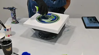 Interactive Acrylic Pouring with Fiona LIVE - Choose the Technique and Colors for My Paint Session!
