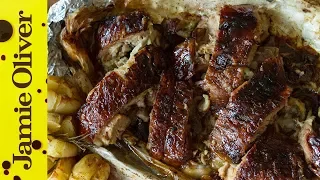 Honey Glazed Leg of Lamb | Akis Petretzikis