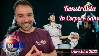 Serbia 🇷🇸 / Eurovision 2022 REACTION - Konstrakta - In Corpore Sano / Live