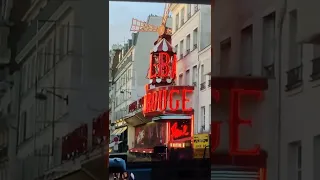 Moulin Rouge, Paris, France (КАБАРЕ МУЛЕН РУЖ – КРАСНАЯ МЕЛЬНИЦА) (1) #Shorts