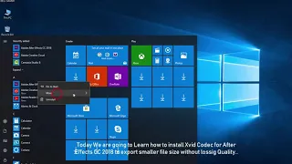 How to install and configure xvid codec in after effects  cc 2018