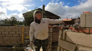Were building a house... the missus threatened me 😱🧱