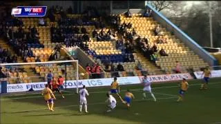 Mansfield vs Wimbledon - League Two 2013/14 Highlights