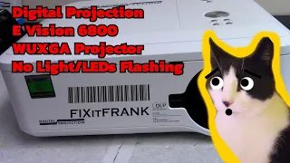 Digital Projection EVision WUXGA 6800 DLP Projector Diagnosis | Bad Mainboard | Not Repairable