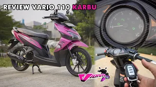 REVIEW VARIO 110 KARBU "INI LAGI" | SPEEDOMETER CUSTOM DIGITAL + KEYLESS