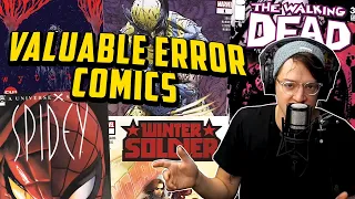 5 Valuable Error Comics to Watch For // KeyCollectorComic's Error Category