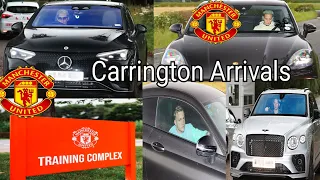 Arrivals!🔥! Martinez,Antony Manchester United players storm Carrington for their preseason prep