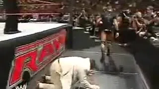 Randy Orton Punt's John Cena's Father Raw