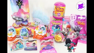 Тролли МИКС! Trolls MIX!!!! Разные серии Тролли, в сюрпризах!! Распаковка сладостей с игрушкой.