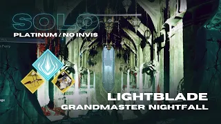 Solo Grandmaster Nightfall "Lightblade" - No Invis - Arc Titan - Season of the Witch - Destiny 2