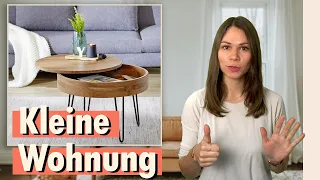 Die 6 besten Tipps um kleine Wohnungen größer wirken zu lassen