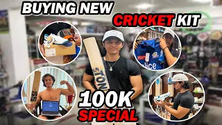 100K SUBSCRIBERS HOGAYE 😍 | 84,000 Ka Bat? Buying New Cricket Kit | Indoor Net Practice