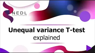 Unequal variance T-test explained (Excel)