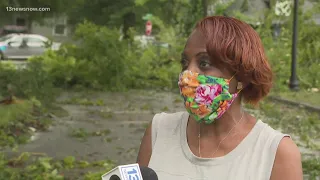 Neighbors rebuilding in Suffolk after Tropical Storm Isaias