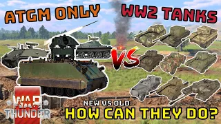 ANTI-TANK MISSILES ONLY VS WW2 TANKS - How Well Can They Do? - WAR THUNDER
