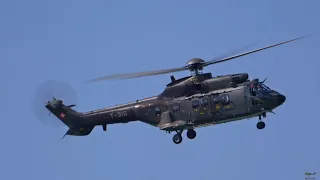 Swiss Luftwaffe Super Puma Display