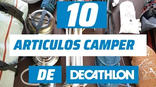 10 Accesorios CAMPER de DECATHLON que SIEMPRE Usamos en Nuestra Mini Furgo Camper.