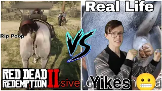 Horses Logic In Rdr2 vs Real Life