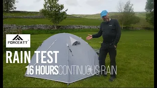 FORCEATT 2 Person Dome Tent | 16 Hour Rain Test