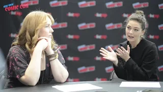 Alexa Davalos & Chelah Horsdal Interview on MAN IN THE HIGH CASTLE Season 3 at New York Comic Con