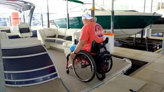 Wheelchair Accessible Boat - Custom Bennington Tritoon That Allows Full Autonomy On The Water