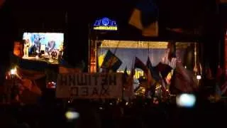 Ляпис Трубецкой - Не быць скотам! #Євромайдан Київ 07.12.13