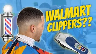 Doing a Fade with the CHEAPEST Clippers from Walmart | Jacob Luendu