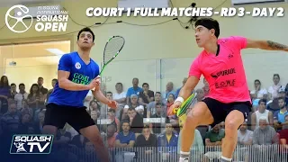 Squash: El Gouna International 2019 - Court 1 - Full Matches - Rd 3 Day 1