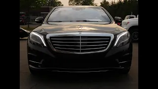 2015 Mercedes-Benz S550 4Matic - Designo Mocha Black, Driver Assistance, Sport, and Premium Packages