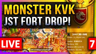 Monster KVK:  JST Fort drop! 🔥 LIVE! 🔴 7 IMP: C11676, 1960, 1365, 1534