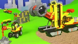 LEGO City Mine: Bagger, Lastwagen, Kran, Truck & Spielzeugautos für Kinder | Bergbauprofis deutsch