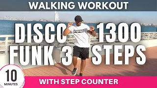 Disco Funk Walking Workout | 10 minute walk at home